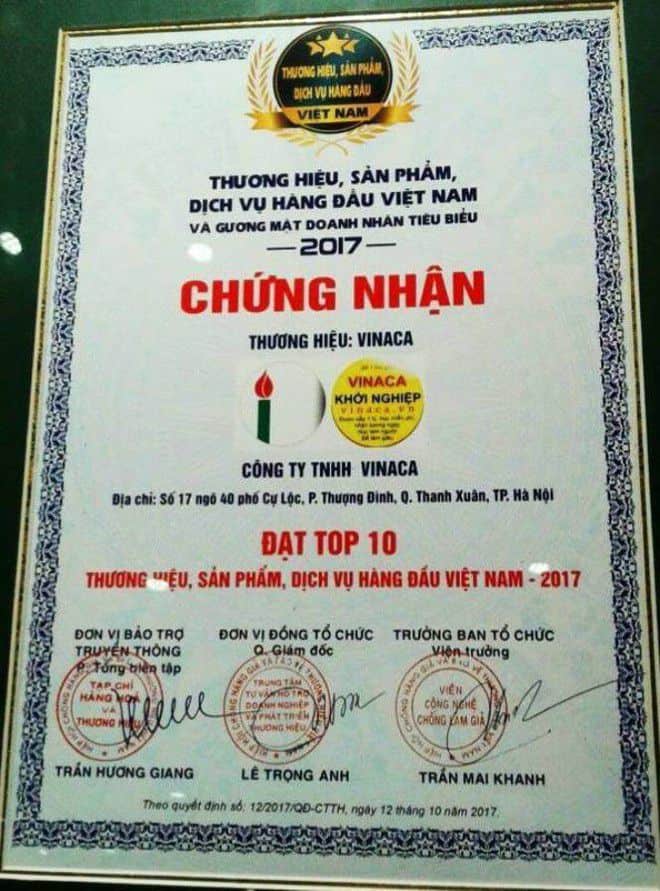 Mất niềm tin khi Trưởng ban tổ chức là bà Trần Mai Khanh - Viện trưởng Viện công nghệ chống làm giả - Hiệp hội Chống hàng giả và Bảo vệ Thương hiệu Việt Nam (VATAP) đã ký tên chứng nhận MỘT SẢN PHẨM GIẢ MẠO.