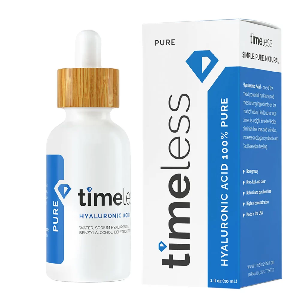 Timeless Hyaluronic Acid 100 Pure Serum 30 Ml